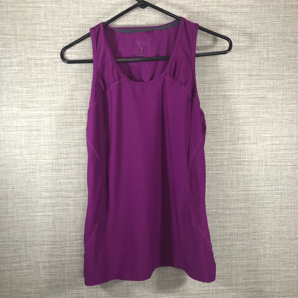 Athleta Racer Back Tank Top Purple Medium